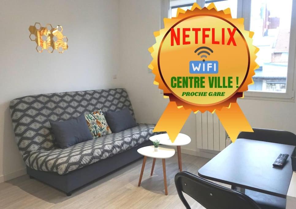Cosy T2 Wifi Parking Proche Gare Centre Ville Saint-Quentin  Exterior photo
